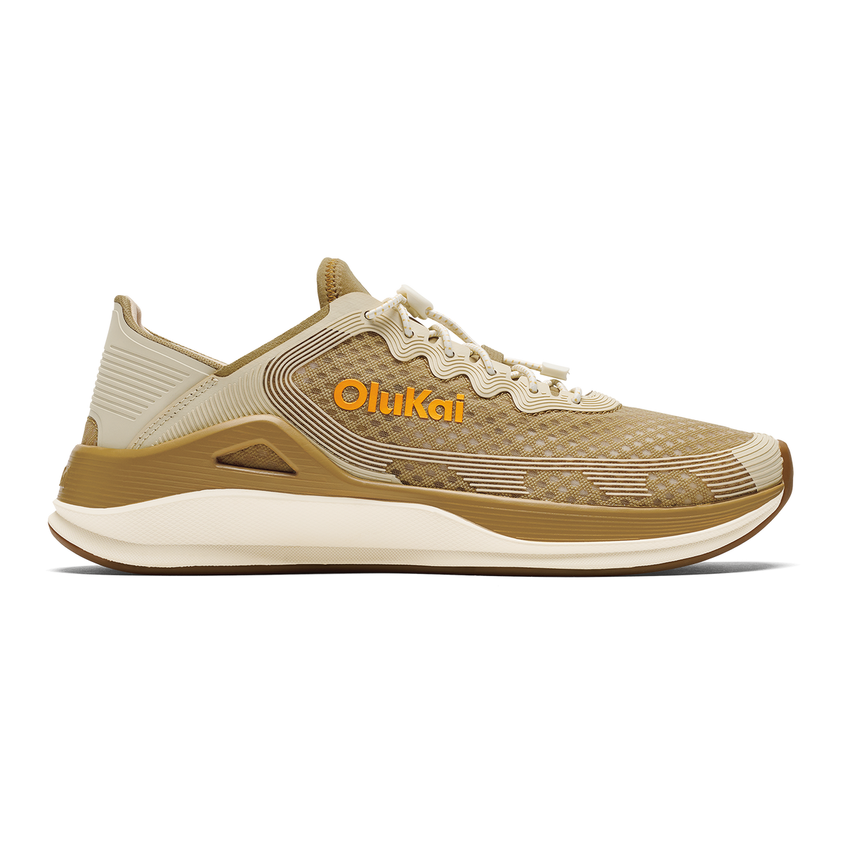 OluKai ‘Ahi Men’s Water Boat Shoes - Tan / Tapa