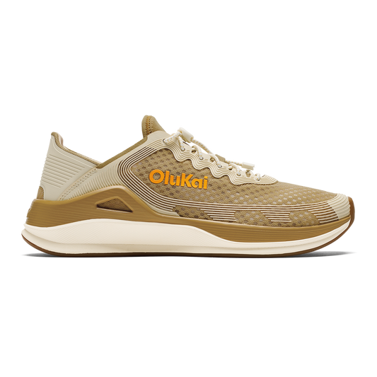 OluKai ‘Ahi Men’s Water Boat Shoes - Tan / Tapa