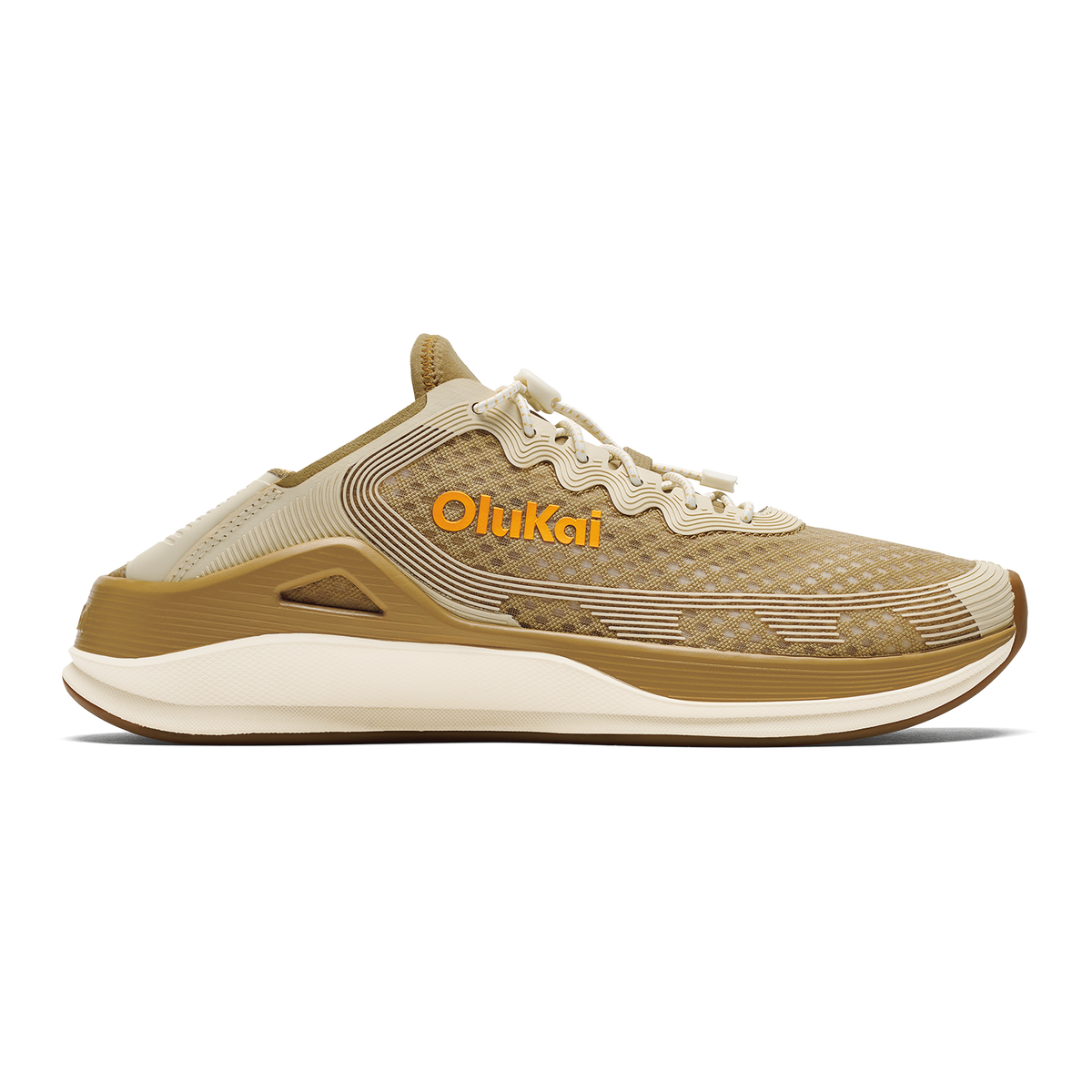 OluKai ‘Ahi Men’s Water Boat Shoes - Tan / Tapa