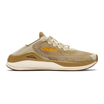 OluKai ‘Ahi Men’s Water Boat Shoes - Tan / Tapa