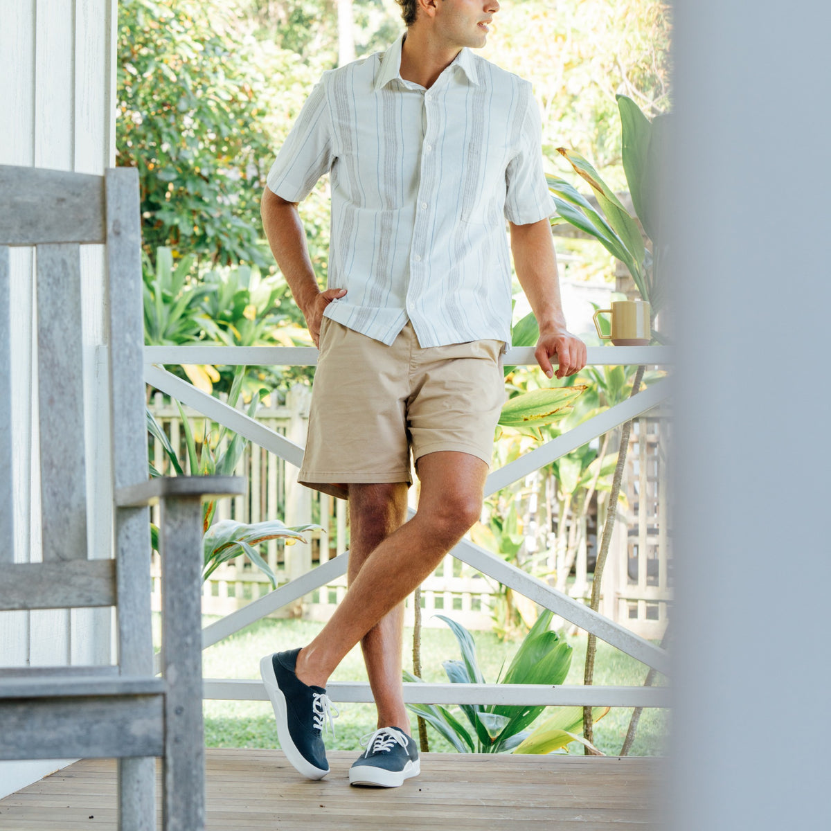 OluKai Tradewind Men’s Breathable Sneakers - Mood Indigo