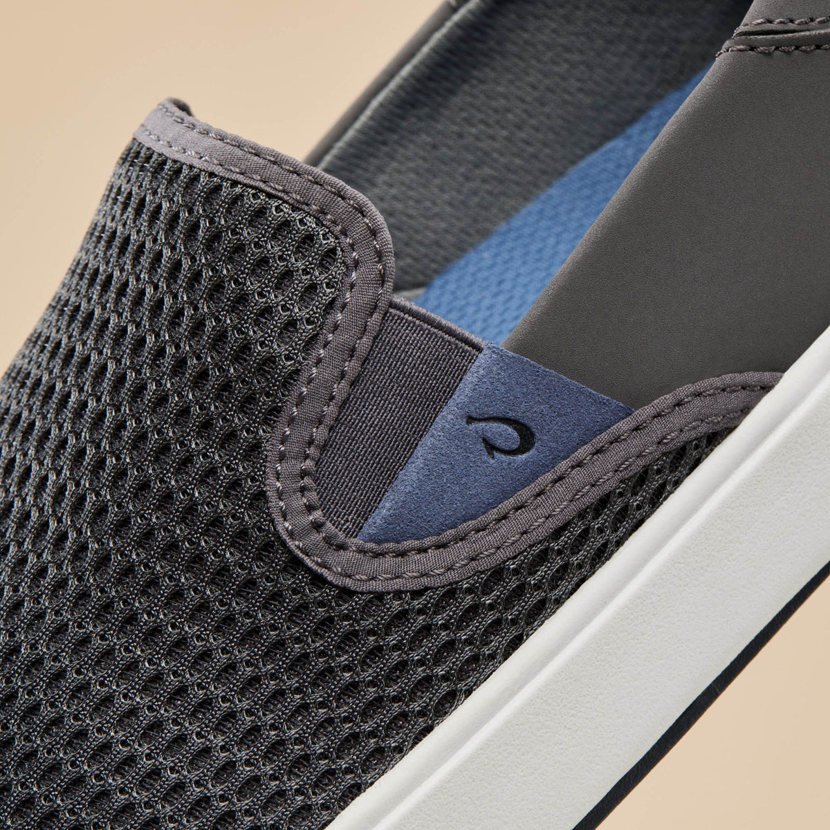 OluKai Lae‘ahi Men's Slip-On Sneakers - Pavement