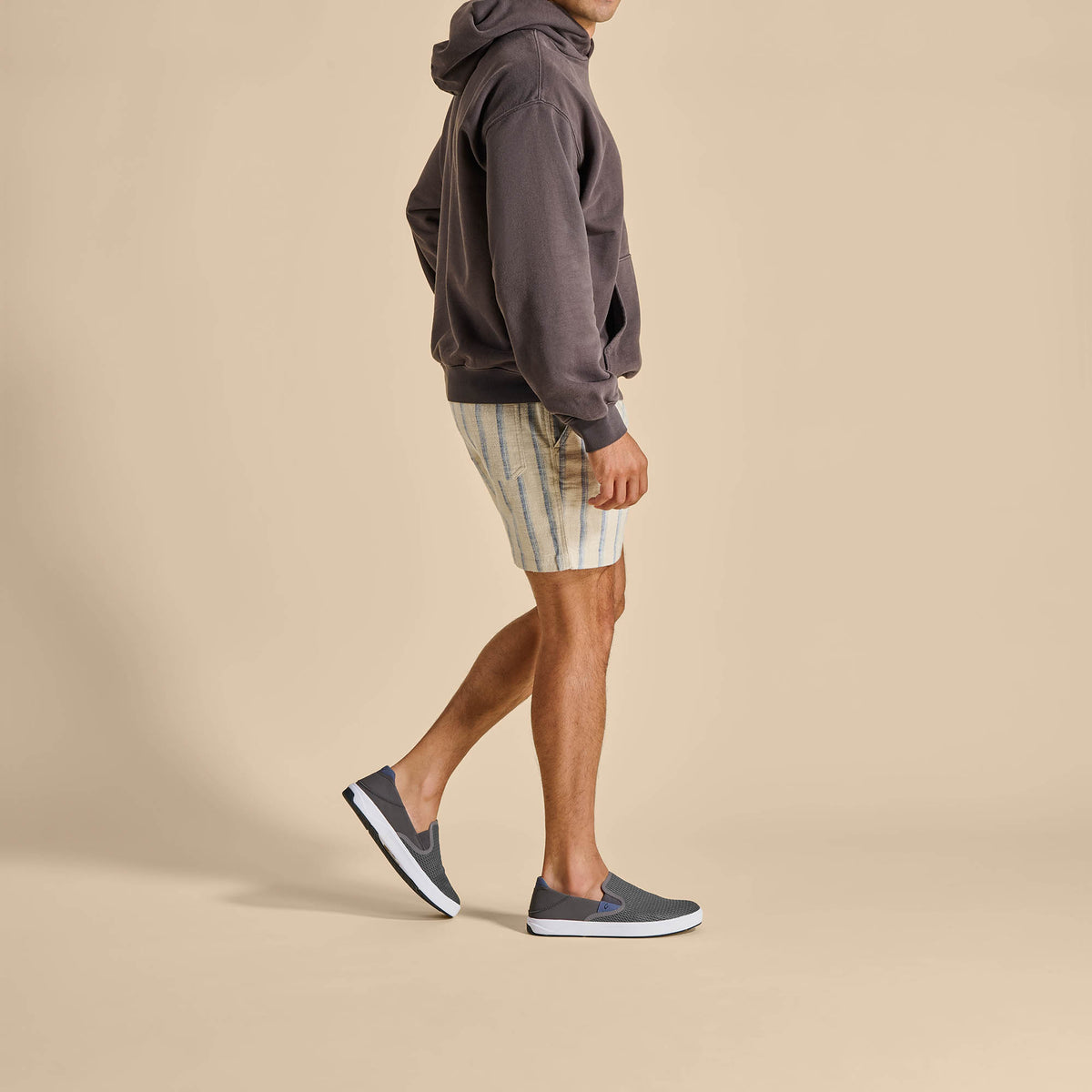 OluKai Lae‘ahi Men's Slip-On Sneakers - Pavement