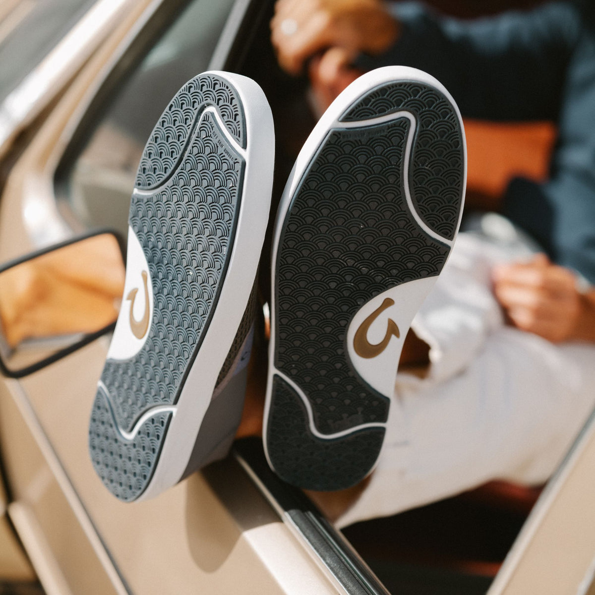 OluKai Lae‘ahi Men's Slip-On Sneakers - Pavement