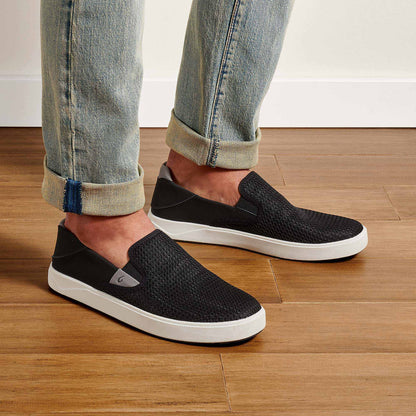 OluKai OluKai Lae‘ahi - Black | Men's Slip-on Sneakers