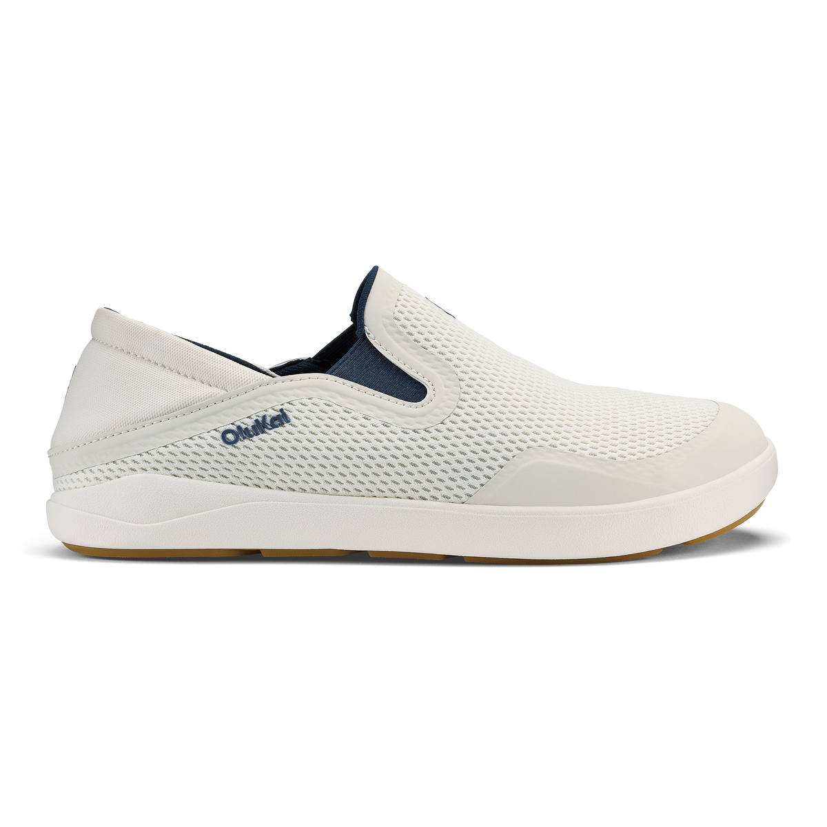 OluKai Moku Slip-on - White Sand / Trench Blue