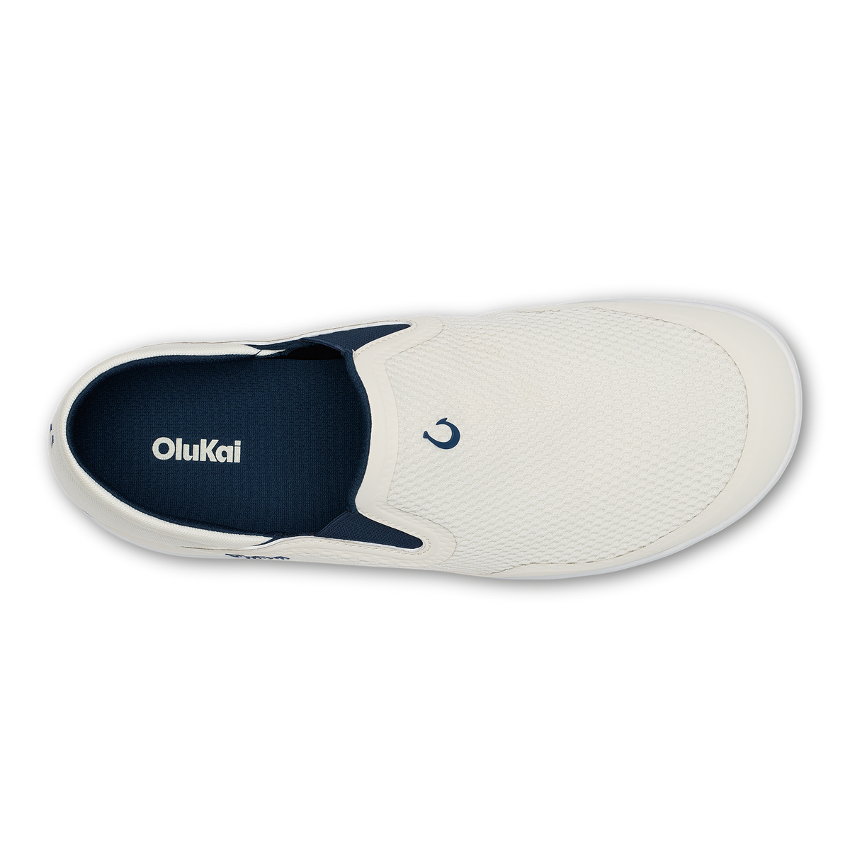 OluKai Moku Slip-on - White Sand / Trench Blue