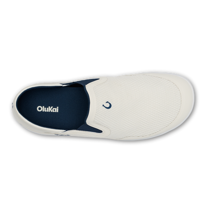 OluKai Moku Slip-on - White Sand / Trench Blue