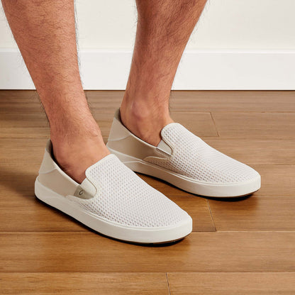 OluKai OluKai Lae‘ahi - Bone | Men's Slip-on Sneakers