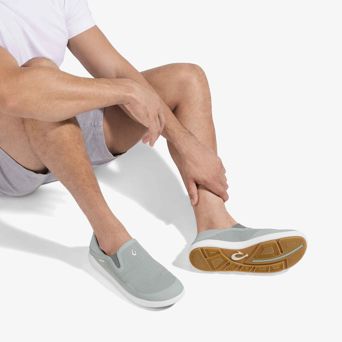 OluKai Moku Slip-on - Cloud Grey / Ash