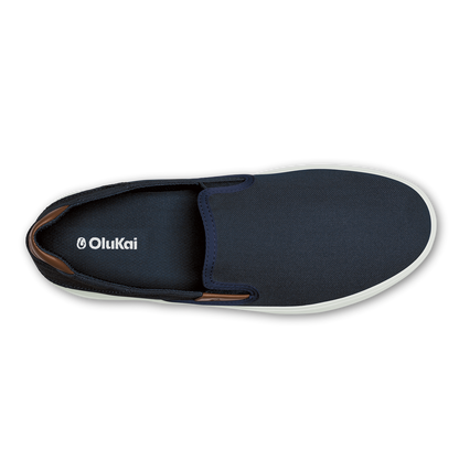 OluKai Wai‘alae Slip On Men’s Golf Shoes - Trench Blue