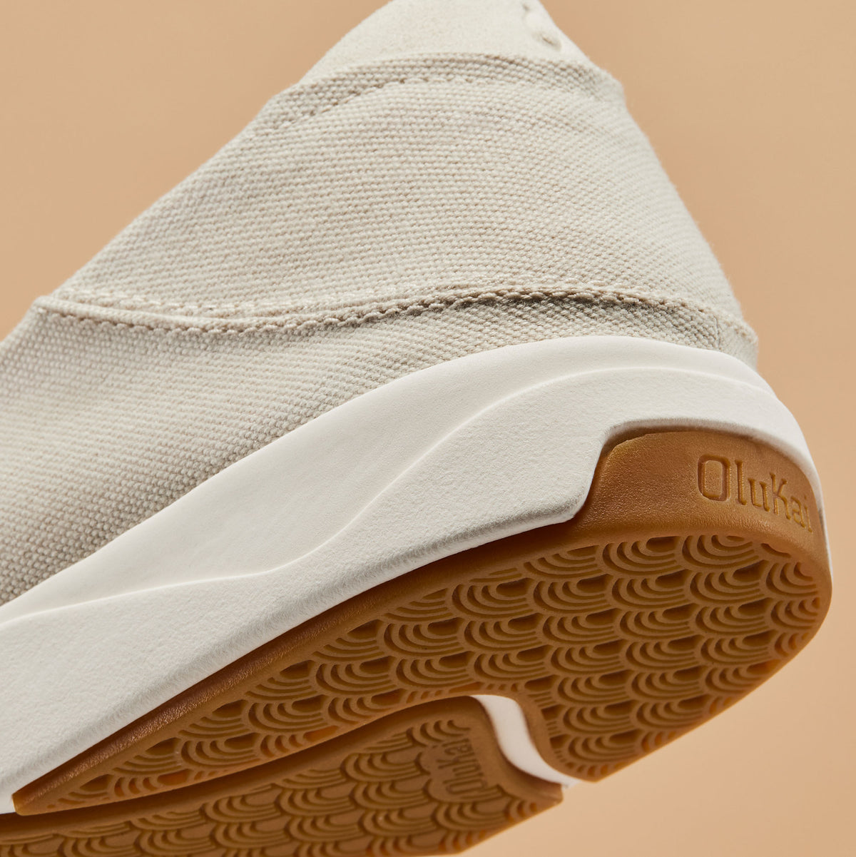 OluKai Lae‘ahi Men's Slip-On Sneakers - Tapa / Canvas