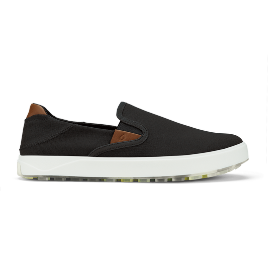 OluKai Wai‘alae Slip On Men’s Golf Shoes - Lava Rock