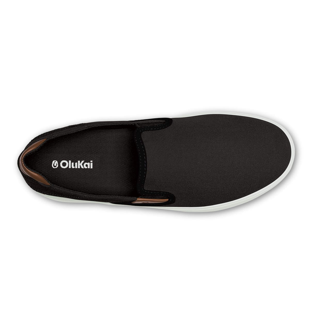 OluKai Wai‘alae Slip On Men’s Golf Shoes - Lava Rock
