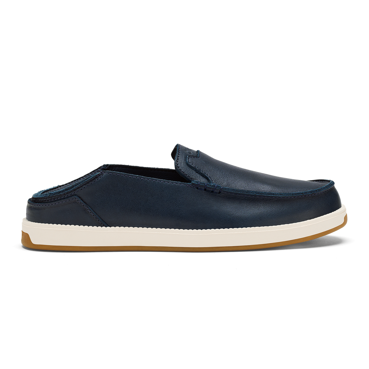 OluKai Kākaha Nia Men‘s Suede Slip-On Shoes - Mood Indigo