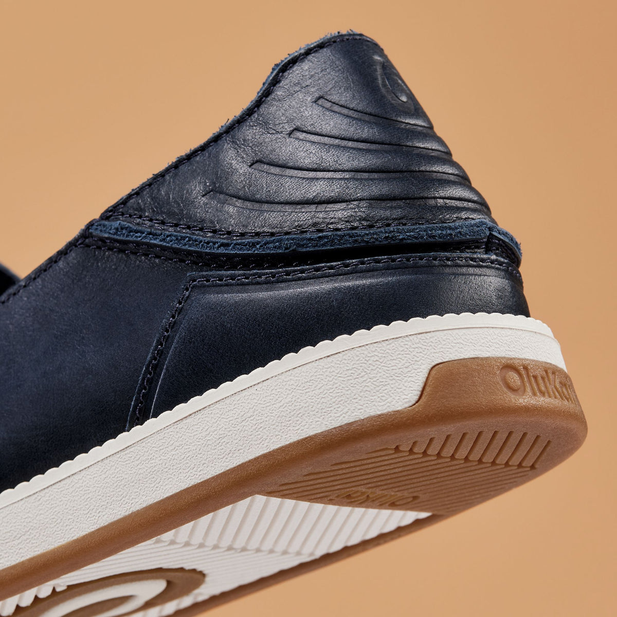 OluKai Kākaha Nia Men‘s Suede Slip-On Shoes - Mood Indigo