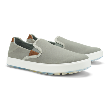 OluKai Wai‘alae Slip On Men’s Golf Shoes - Ash