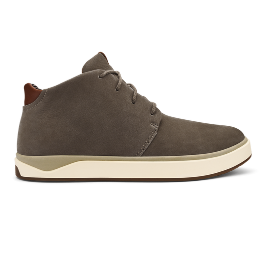 OluKai Papakū 'Ili Men’s Waterproof Leather Boots- Mustang