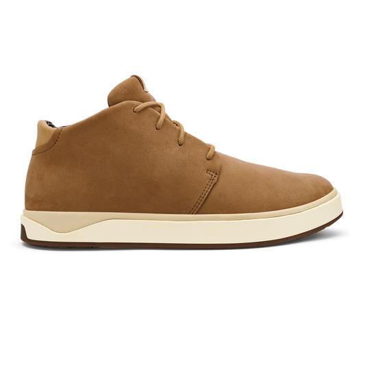 OluKai Papakū 'Ili Men’s Waterproof Leather Boots- Tan
