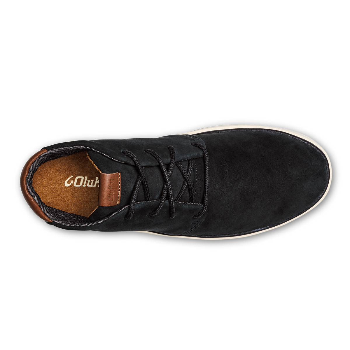 OluKai Papakū 'Ili Men’s Waterproof Leather Boots- Black