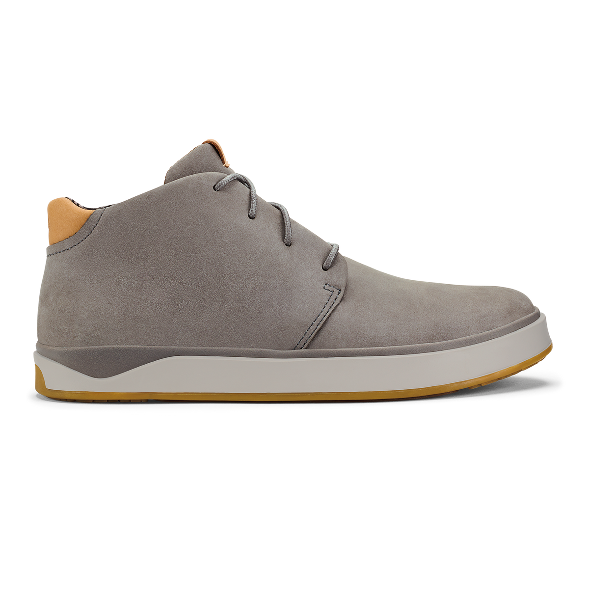 OluKai Papakū 'Ili Men’s Waterproof Leather Boots- Graphite