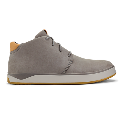 OluKai Papakū 'Ili Men’s Waterproof Leather Boots- Graphite