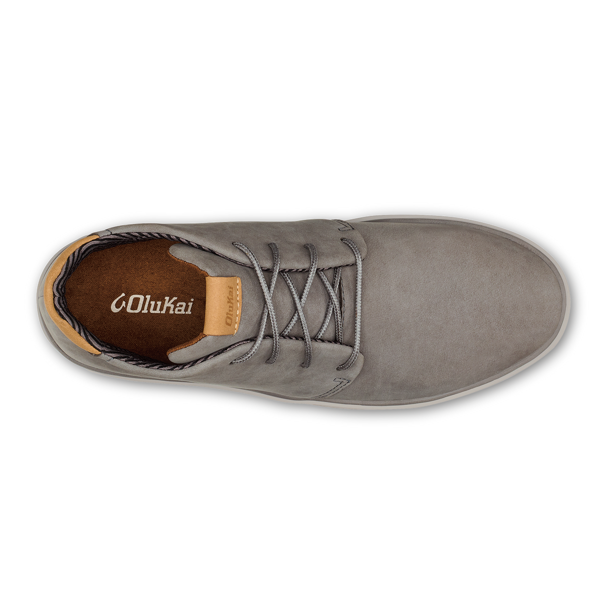 OluKai Papakū 'Ili Men’s Waterproof Leather Boots- Graphite