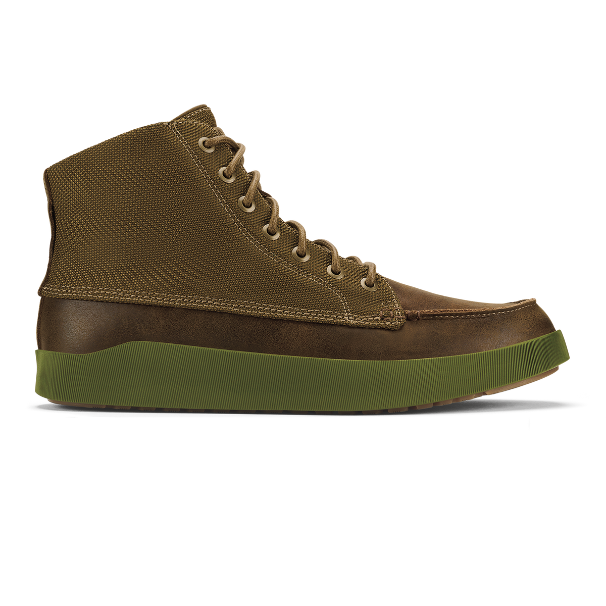 OluKai Mōlina Men’s Waterproof Leather Boots - Mustang Hanu