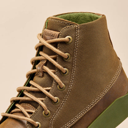 OluKai Mōlina Men’s Waterproof Leather Boots - Mustang Hanu