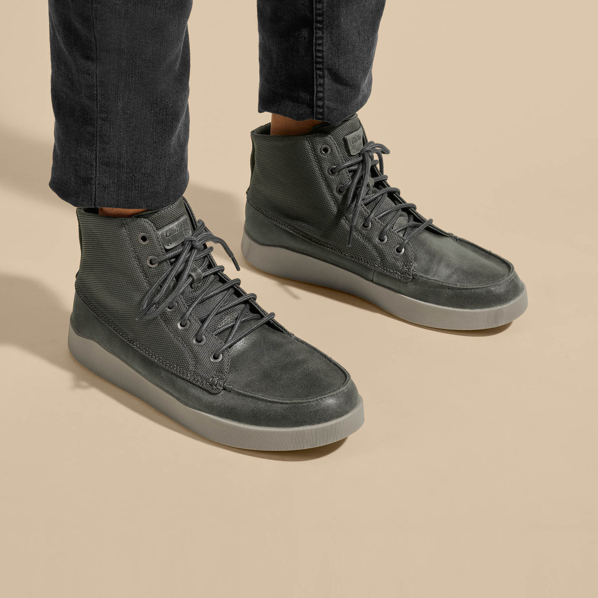 OluKai Mōlina Men’s Waterproof Leather Boots - Black