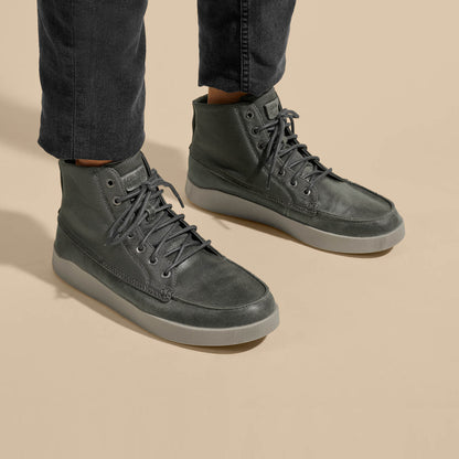 OluKai Mōlina Men’s Waterproof Leather Boots - Black