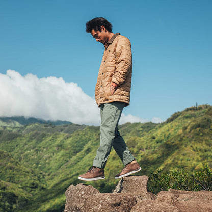OluKai Kekaha Men’s Chukka Boots - Toffee / Off White