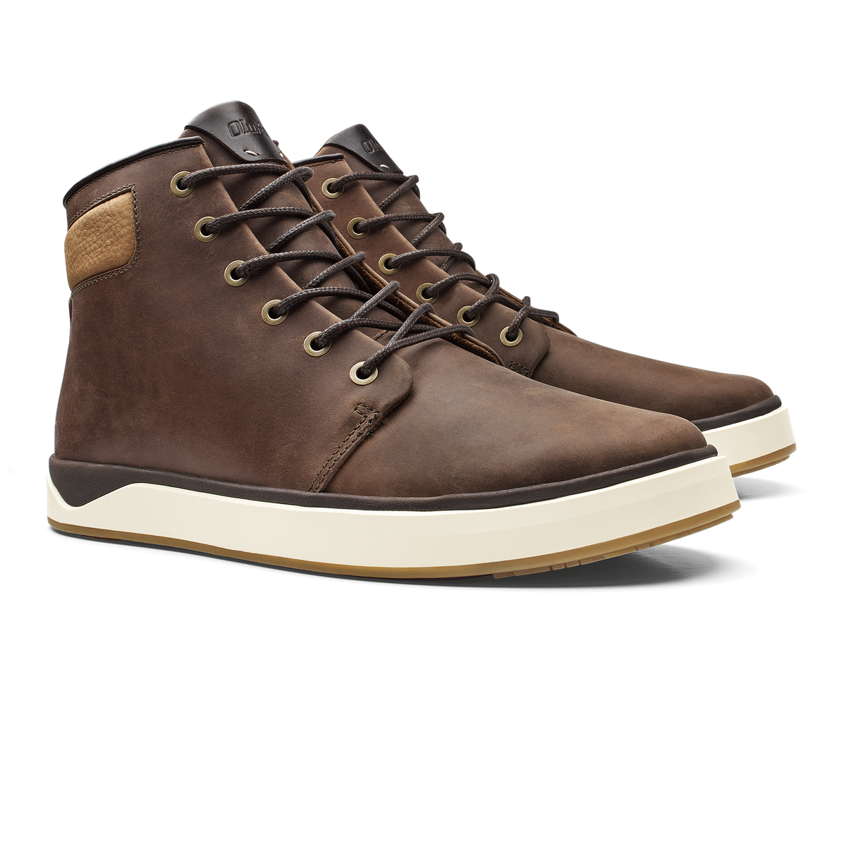 OluKai Kekaha Men’s Chukka Boots - Toffee / Off White