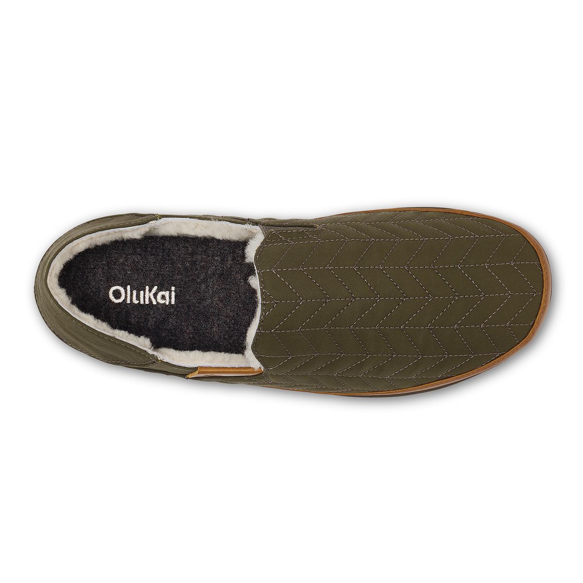 OluKai Hanohano Men’s Waxed Canvas Slippers - Husk