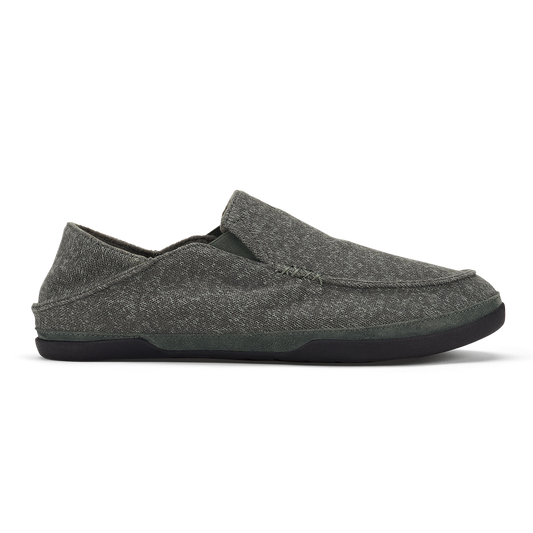 OluKai Moloā Hulu Men's Lightweight Slippers - Lava Rock