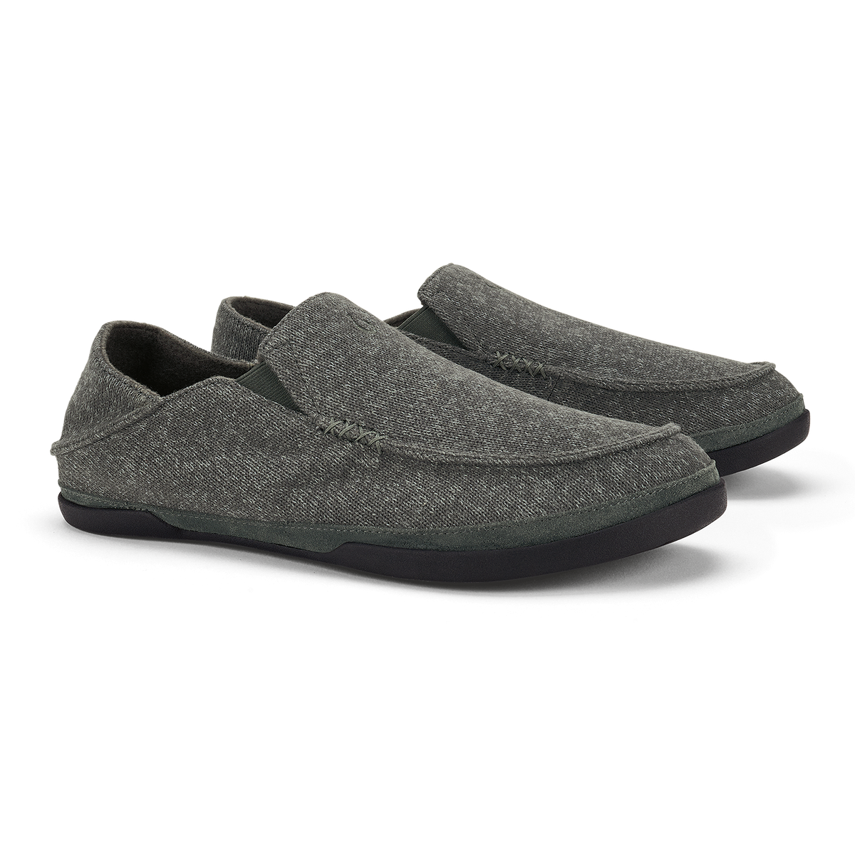 OluKai Moloā Hulu Men's Lightweight Slippers - Lava Rock