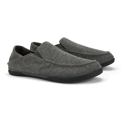 OluKai Moloā Hulu Men's Lightweight Slippers - Lava Rock