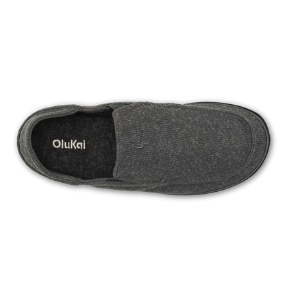 OluKai Moloā Hulu Men's Lightweight Slippers - Lava Rock