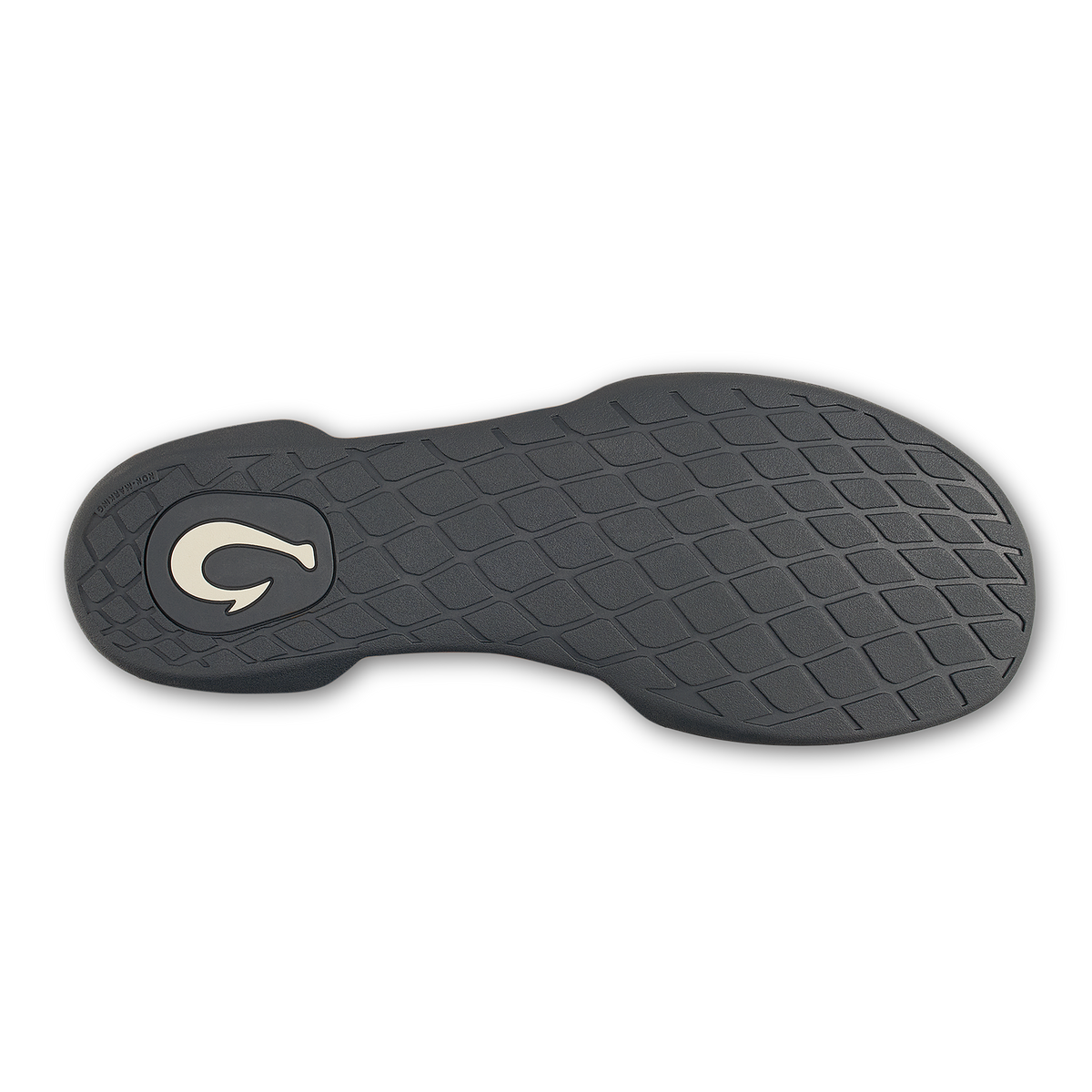 OluKai Hanohano Men’s Waxed Canvas Slippers - Dark Shadow