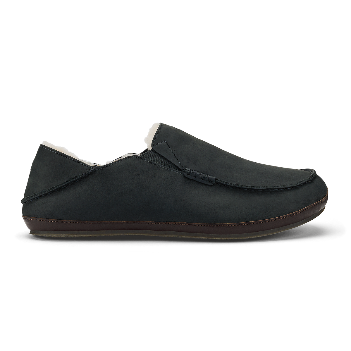 OluKai Moloā Slipper - Black / Dk Java