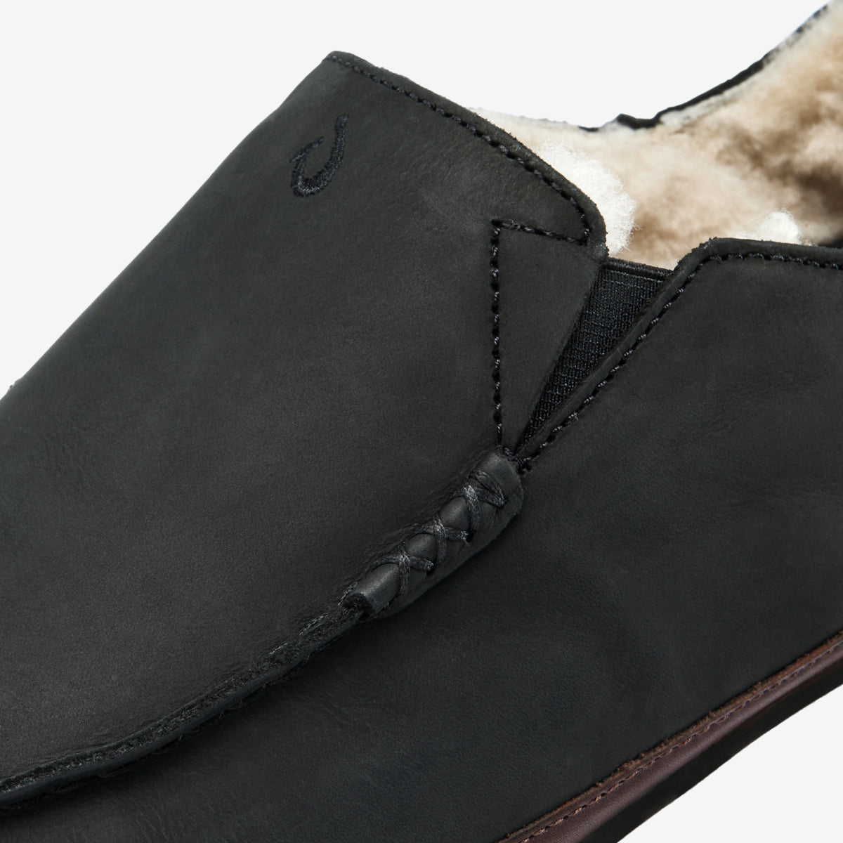 OluKai Moloā Slipper - Black / Dk Java