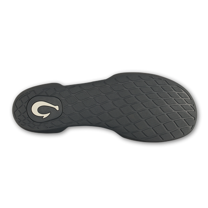 OluKai Moloā Hulu Men’s Wool Slippers - Black