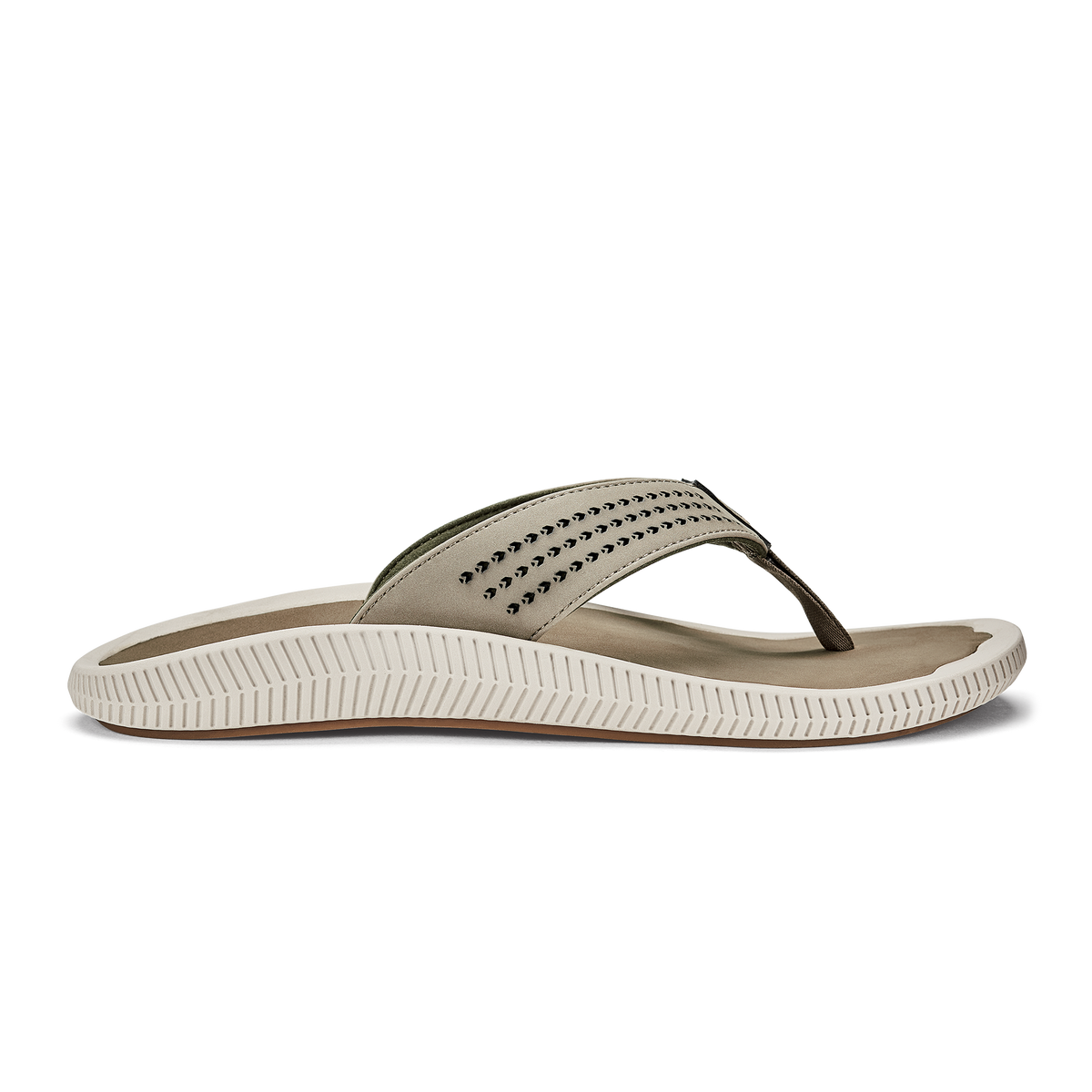 OluKai Ulele Men's Water-Ready Beach Sandals - Clay / Mustang