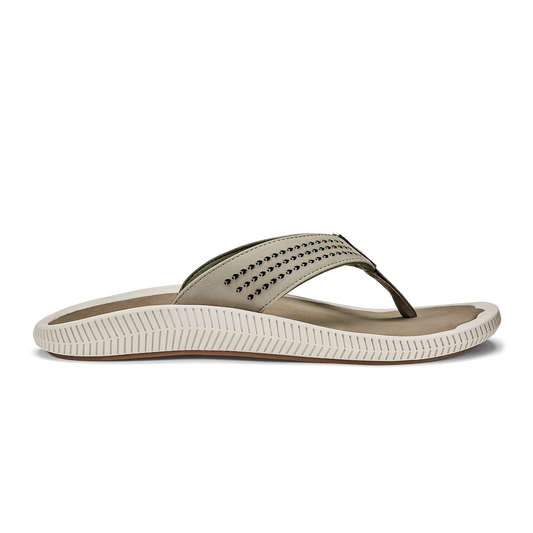 OluKai Ulele Men's Water-Ready Beach Sandals - Clay / Mustang