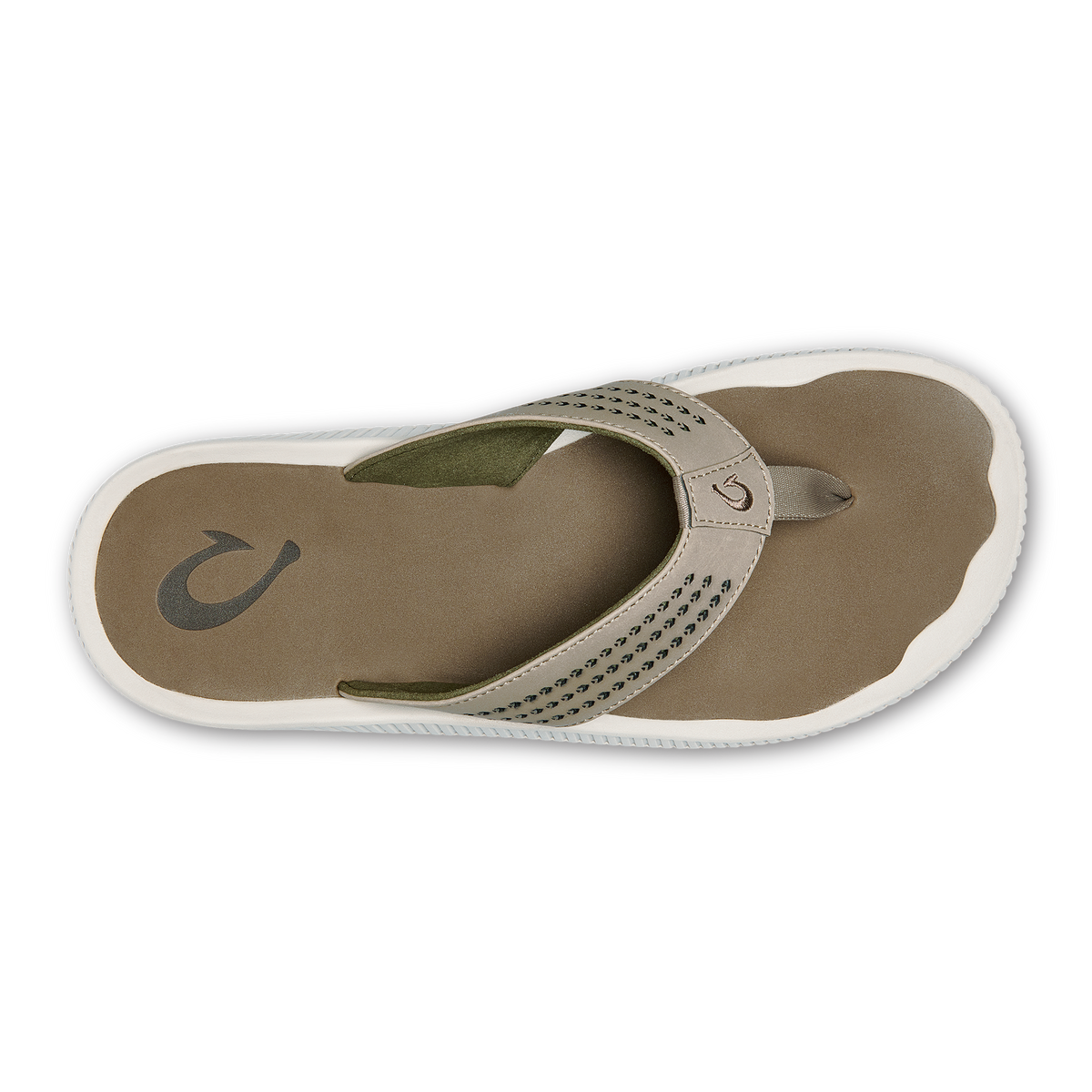 OluKai Ulele Men's Water-Ready Beach Sandals - Clay / Mustang