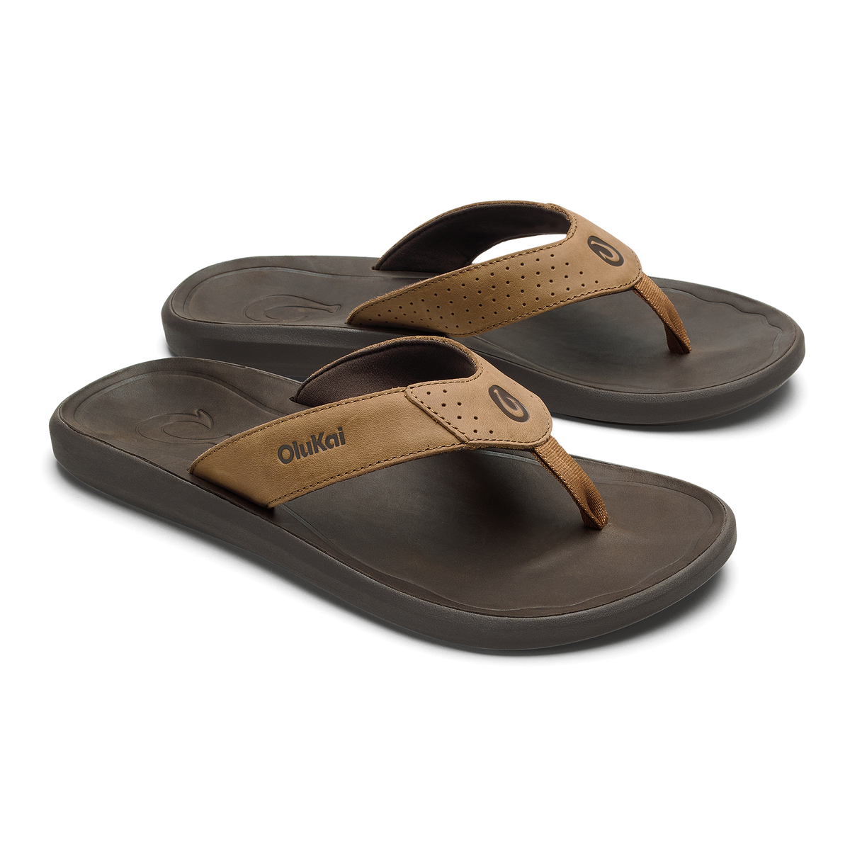 OluKai Pili - Tan / Dark Java