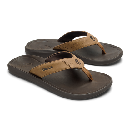OluKai Pili - Tan / Dark Java