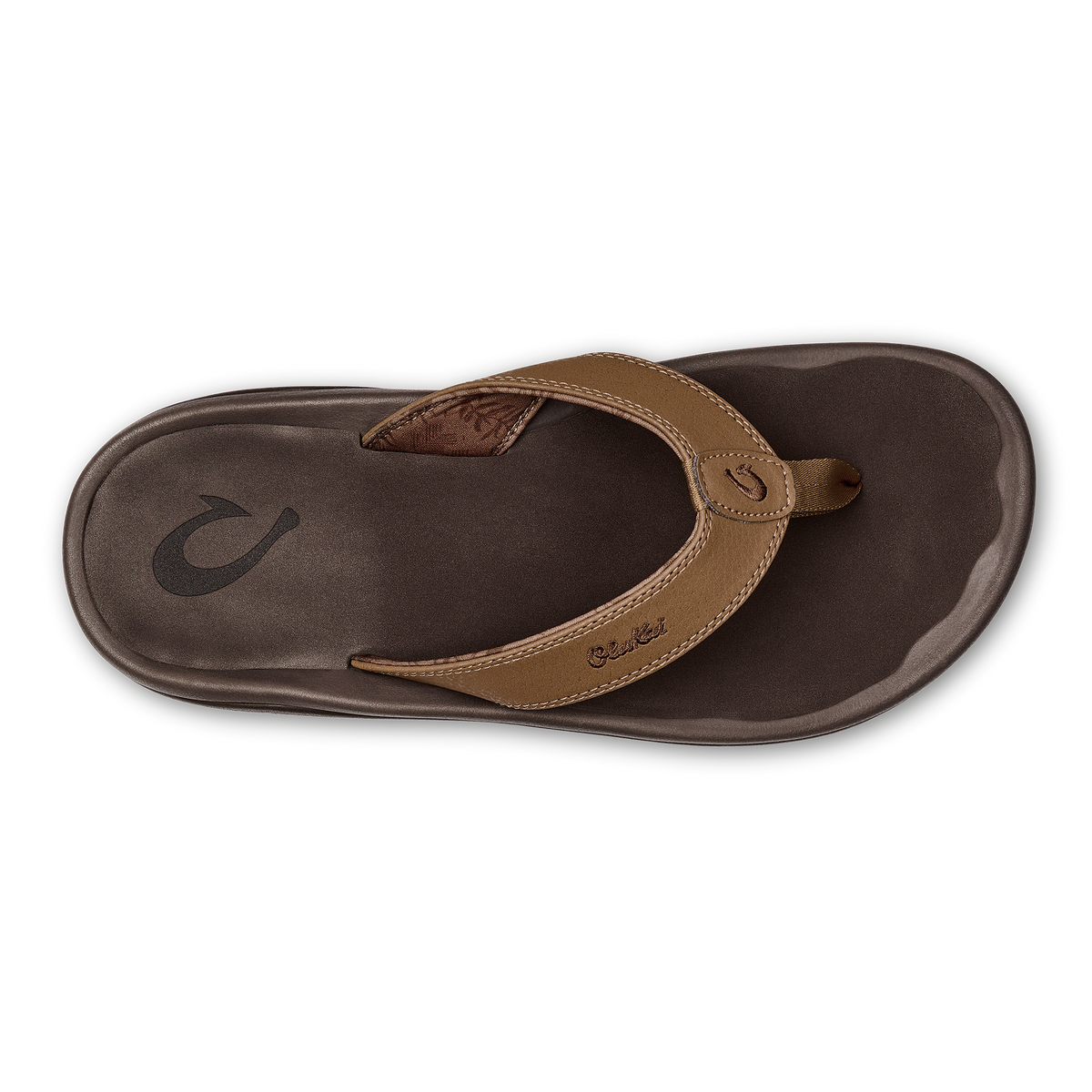 OluKai ‘Ohana Men's Best Selling Beach Sandals - Tan / Dark Java