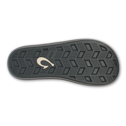 OluKai Ulele Men's Beach Sandals - Blue Depth / Charcoal