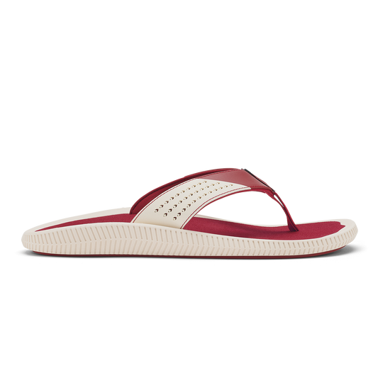 OluKai Ulele - Off White / Deep Red